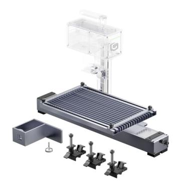Imagem de Longer Extensão deslizante apenas para série Nano, expanda a área de gravação a laser para 100 * 330 mm, gravação e corte Longer laser para gravador a laser, 5 grampos incluídos para estabilidade
