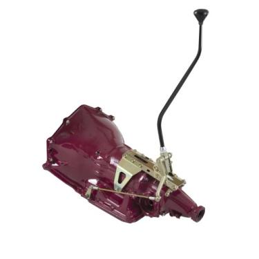 Imagem de Lokar XATS6200AB câmbio automático para GM 200 Trans com alavanca de dobra única preta de 58 cm e botão de cogumelo preto