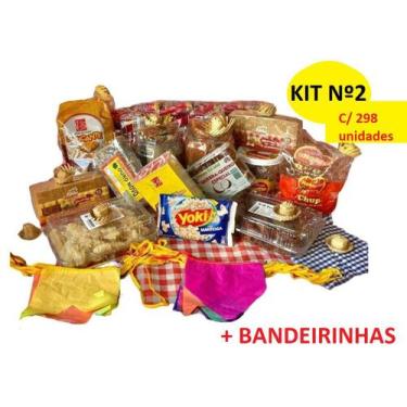 Imagem de Kit De Doces P/ Festa Junina São João Julina Nº2 bandeirinha - Lynx pr