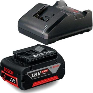 Imagem de Kit Bosch Carregador Gal 18v 20 Bateria Íons Lítio Gba 4ah