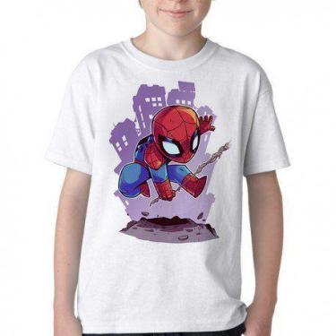 Imagem de Camiseta Infantil ou adulto Homem Aranha Blusa Criança todos tamanhos 
