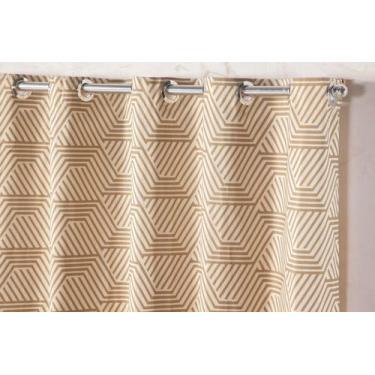 Imagem de Cortina Capri 3,00m x 2,70m Estampada Delicada Poliéster Sala de Estar