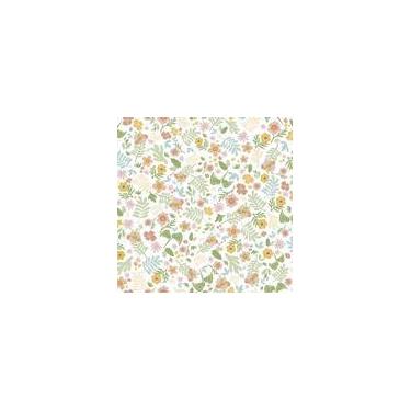 Imagem de Papel de Parede Vinílico Sonhos floral 4210 Verde 52cm x 10m - bobinex