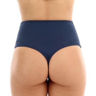 Imagem de Calcinha de biquíni avulsa hot pants sunkini fio dental lateral larga 