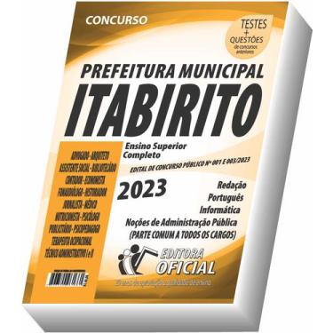 Imagem de Apostila Prefeitura de Itabirito - MG - Nível Superior - Parte Comum a