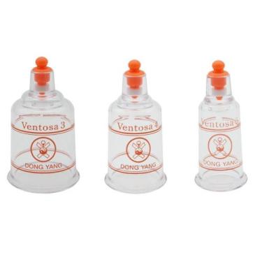 Imagem de Copos para Ventosa - Kit c/ tam. 3, 4 e 5 - DONG YANG