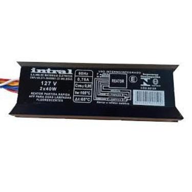 Imagem de Reator convencional para 2 lampadas fluorescentes de até 40w 220v - IN