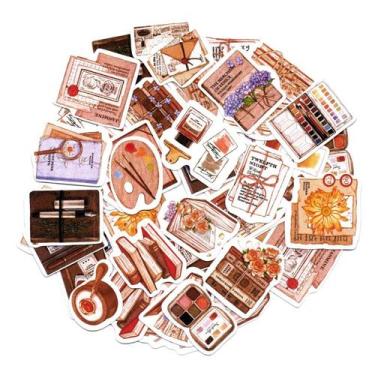 Imagem de Adesivos Decorativos Scrapbook Washi Sticker 46 Letter Books - Doce Te