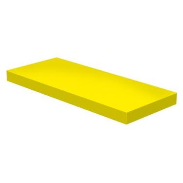 Imagem de Prateleira Suporte Embutido 60x25x4cm Amarela Conceito - Organize&Deco