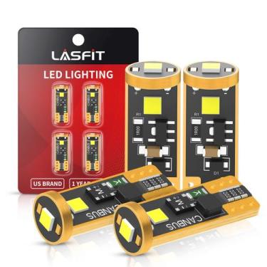 Imagem de Lâmpada LED LASFIT 194 6000K branca T10 168 2825 W5W (pacote com 4)