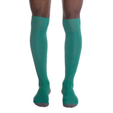 Imagem de Meião Futebol Masculina Adulto Selene, 39 a 43, Verde