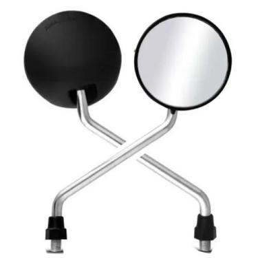 Imagem de Retrovisor modelo Dt200 p motos Honda Xl250 Haste Cromada Pa - Geral
