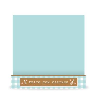 Imagem de Kit Embalagem de Fatia de Bolo Slice Cake em Papel Cartão Azul 5 unida