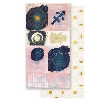 Imagem de Papel Scrapbook Signo Sagitário Sdh-009 15x29,5cm Litoarte