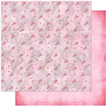 Imagem de Folha para Scrapbook Dupla Face - Damas: Flores Escritas - SD-1062 - L