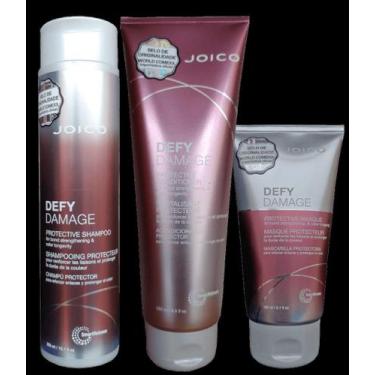 Imagem de Kit Joico Defy Damage Shampoo Condicionador Máscara
