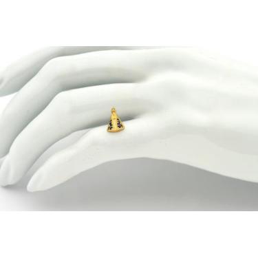 Imagem de Pingente Nossa Senhora Santa Em Ouro 10k P94 - MAEHLER JOIAS, Dourado