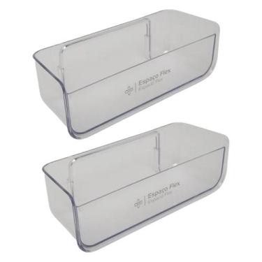 Imagem de Kit 2 Prateleira Espaço Flex Geladeira Consul CRM50 CRM56, CRM50HB; CR