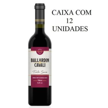 Imagem de Kit 12 Un Vinho Tinto Seco Ballardin & Cavali 750 ml