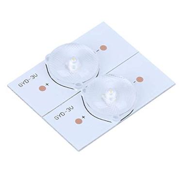 Imagem de Contas de Luz SMD 3V, Placa de Fibra de Vidro, Com Filtro de Lente óptica, para Reparo de TV (20 unidades)