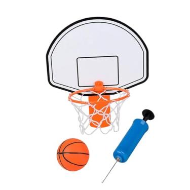 Imagem de menolana Mini conjunto de basquete basquete esporte parede cesta de basquete conjunto para crianças de 3 a 12 anos banheiro interno toalete, a