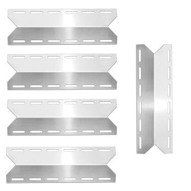 Imagem de Folocy 17 5/16" Grill Heat Plates Tent Burner Cover BBQ Gas Grill Replacement Parts for Charmglow 720-0234, 720-0289, Nexgrill 720-0234, 720-0289, 720-0335, Kirkland 720-0025, Perfect Flame 720-0335