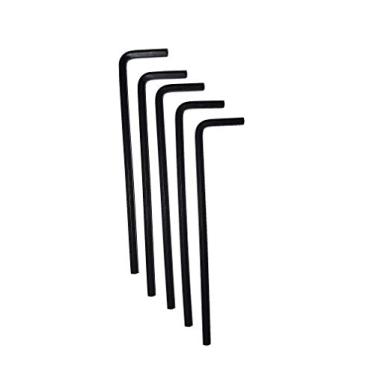Imagem de Eklind Tool 16220 Chave Allen Hex-L longa brilhante 5/40.6 cm, pacote com 5
