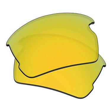 Imagem de Lentes de policarbonato de substituição para óculos de sol Oakley Flak 2.0 XL - Espelho dourado