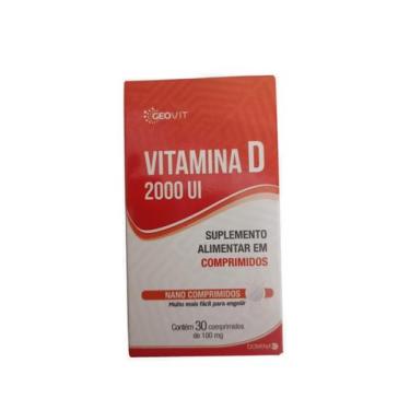 Imagem de Suplemento Vitamina D 2000UI 30Cpr - Geovit - Domina Farma