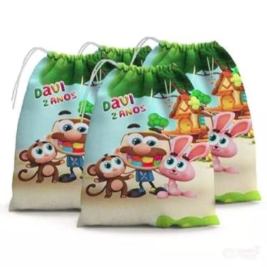 Imagem de Sacolinhas Surpresa Personalizada Tecido José Comilão e Amigos (Sacolinhas 15x20, Unidades, 40)
