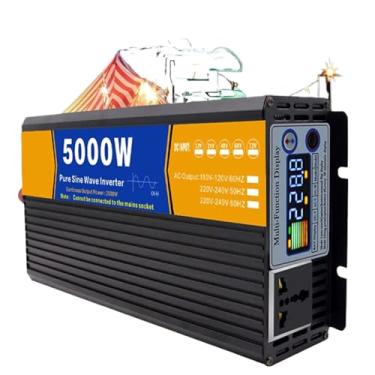 Imagem de Inversor de onda senoidal pura de 5000 W DC 12V/24V para AC 220 V 230 V 60 Hz Conversor de voltagem DC 60V/72V Inversor de energia solar de baixa frequência Conversor,12v to 220v