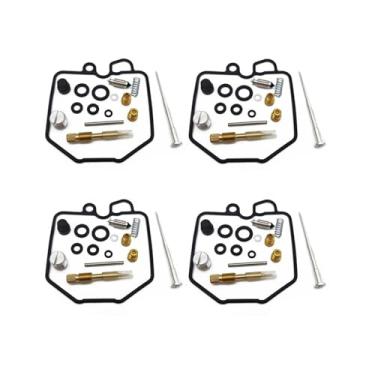 Imagem de Kit de reparo de carburador de motor de motocicleta parafuso de ar de junta de válvula de agulha para Honda CX500C 80-82 CX500D CX500 CB 500 C D 500C 500D (4 peças)