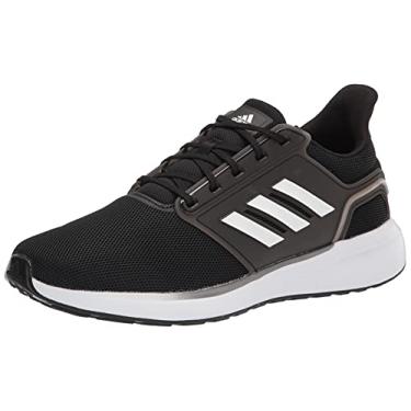 Imagem de adidas Tênis de corrida masculino Eq19 Trail, Preto/branco/preto, 13
