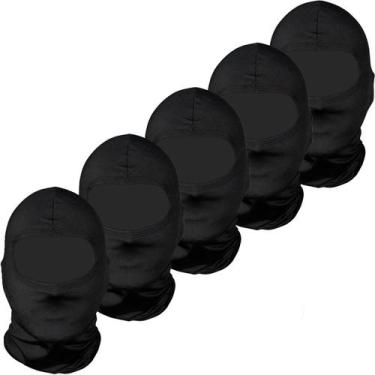 Imagem de Kit 5 balaclavas balaclava touca toca ninja bandana UV50+ - EX311, Pre