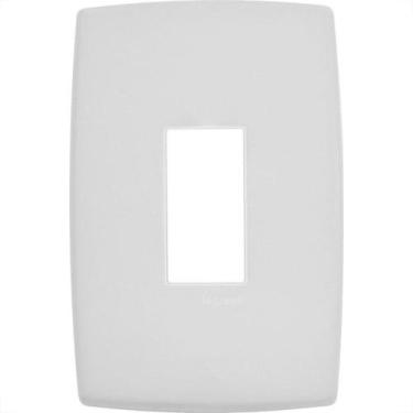 Imagem de Placa Pial Plus+ Branca 4X2 - 1 Modulo Horizontal - 618501Bc - GL ELET