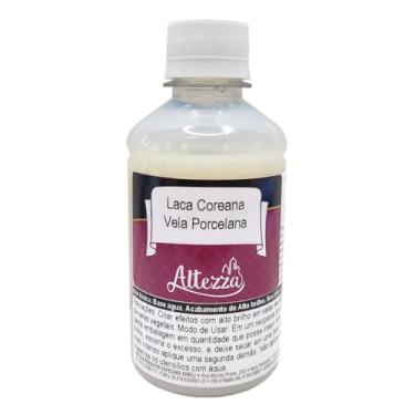 Imagem de Laca Coreana Para Vela de Porcelana 250ml Altezza - Ceramic Candle, Verniz Alto Brilho, Efeito Porcelana, Seca Rápido, Sem Odor Pungente, Não Tóxica, Base Água, Técnica Coreana, Para Velas Decorativas