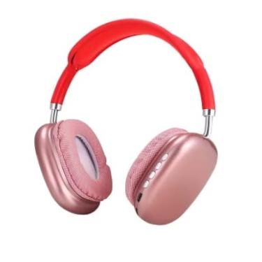 Imagem de Fone de Ouvido Bluetooth M-Bass - Elegância, Leveza e Conforto para Esportes e Corrida (VERMELHO)