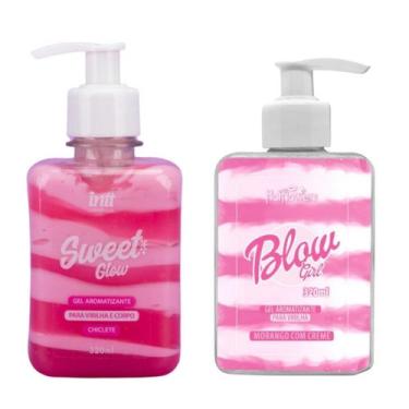 Imagem de Cremes Gel Aromatizante Beijáveis Sweet Glow Blow Girl Kit - Intt