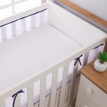 Imagem de Tela Respirável para Berço - Miguel Baby, Azul Marinho