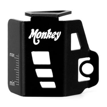 Imagem de Mokiton Tampa de proteção de óleo da bomba do reservatório de fluido de freio traseiro da motocicleta compatível com H.onda Monkey 125 125M 125MA 2019 2020 2021 2022 2023 2024 | Protetores de tanque
