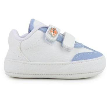Imagem de Sapato Infantil Masculino Klin Pipoca Branco - 363004-Masculino