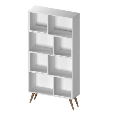 Imagem de Estante Infantil com 4 Nichos Magic Yescasa Branco