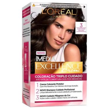 Imagem de Tintura Imédia Excellence L'oréal Paris Castanho Escuro 3