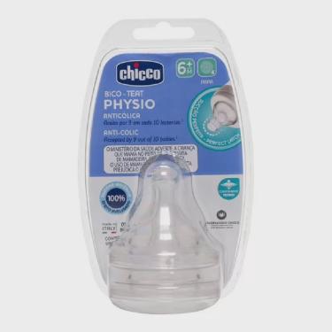 Imagem de Bico para mamadeira chicco perfect 5 fluxo papá com 2 unidades
