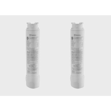 Imagem de Kit Filtro de Água para Refrigerador Electrolux DM85X, DM86X, DM86V, DM90X, DM91X e DQ90X (2 unidades)
