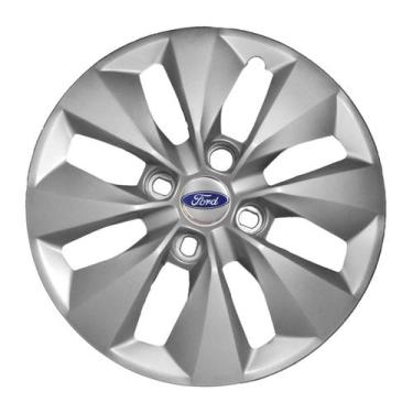Imagem de Calota aro 14 prata 112cb cubo baixo + emblema ford - Garagem Online G