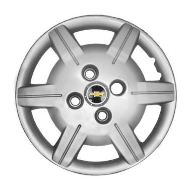 Imagem de Calota Aro 13 069CB-PTA + Emblema Alumínio GM Preto - Garagem Online G