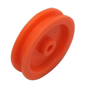 Imagem de EUDAX 100 Pcs 2mm Hole Orange Plastic Belt Pulley for DIY RC Toy Car Airplane