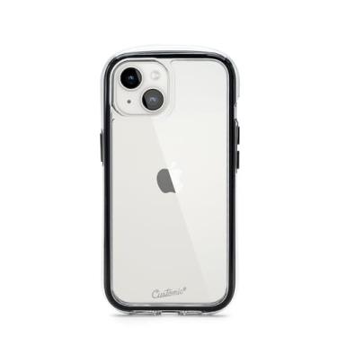 Imagem de Customic Capinha Case Capa para Celular iPhone 15 (6.1"), Impactor Air Anti Impacto Proteção Militar 4 metros contra quedas, Transparente com Bordas Pretas