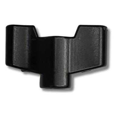 Imagem de Borboleta Fêmea 8mm Metal Preto Morcego TAB20 - Torelli